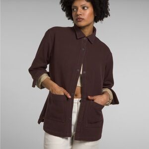 North Face Womens Valley Twill Utility Shacket  Cotton Jacket Medium